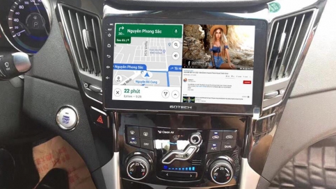 Màn hình DVD Android Hyundai Sonata 2009 - 2014 | Gotech GT8 